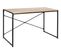 Bureau L.120 cm BONO imitation chêne et noir