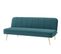 Banquette 3 places convertible LILY en velours vert