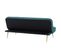 Banquette 3 places convertible LILY en velours vert