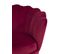 Fauteuil AVA velour prune