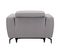 Fauteuil relax électrique MANFIELD cuir gris