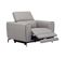 Fauteuil relax électrique MANFIELD cuir gris