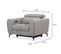 Fauteuil relax électrique MANFIELD cuir gris