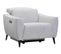 Fauteuil relax électrique VERMONT tissu gris clair