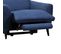 Fauteuil relax électrique VERMONT tissu bleu marine