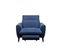 Fauteuil relax électrique VERMONT tissu bleu marine