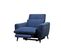 Fauteuil relax électrique VERMONT tissu bleu marine