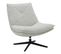 Fauteuil fixe SIRIUS tissu gris clair