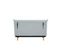 Canapé convertible 2 places SPIRIT tissu gris clair