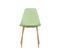 Chaise transparente LYNETTE vert