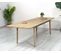 Table L.180 cm + allonges BERLINE bois massif Acacia