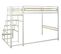 Lit mezzanine 140x190 cm MARLEY imitation blanc  pin