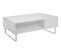 Table basse plateau relevable HAMPTON 2 blanc brillant