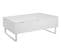 Table basse plateau relevable HAMPTON 2 blanc brillant