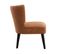 Fauteuil HARRY II tissu velours terra cotta