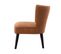 Fauteuil HARRY II tissu velours terra cotta