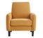 Fauteuil fixe L.76 cm HOLL tissu jaune