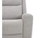 Canapé 3 places 2 relax JONNES tissu gris