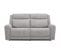 Canapé 3 places 2 relax JONNES tissu gris