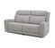 Canapé 3 places 2 relax JONNES tissu gris