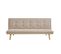 Banquette convertible 3 places LILLO tissu beige