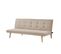 Banquette convertible 3 places LILLO tissu beige