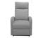 Fauteuil relax MALCOLM tissu gris