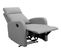 Fauteuil relax MALCOLM tissu gris