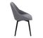 Lot de 2 chaises rotatives STORM 2 gris