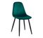 Chaise LYNETTE velours vert