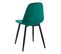 Chaise LYNETTE velours vert