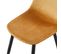 Chaise LYNETTE velours ocre