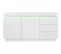 Buffet LED 2 portes 3 tiroirs COLORS blanc