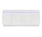 Buffet LED 3 portes 3 tiroirs COLORS blanc