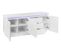 Buffet LED 3 portes 3 tiroirs COLORS blanc