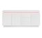 Buffet LED 3 portes 3 tiroirs COLORS blanc