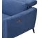 Canapé d'angle relax VERMONT angle droit tissu bleu marine