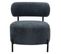 Fauteuil fixe ISEE tissu bleu foncé