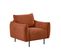 Fauteuil HALDEN tissu terracotta