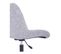 Fauteuil de bureau NEVENA en tissu gris