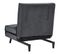 Fauteuil MARLA convertible tissu gris foncé