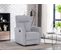 Fauteuil relax manuel JOY tissu gris