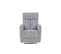 Fauteuil relax manuel JOY tissu gris