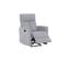 Fauteuil relax manuel JOY tissu gris