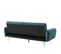 Banquette convertible 3 places GATSBY tissu bleu