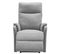 Fauteuil relax électrique SAMMY tissu gris