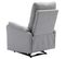 Fauteuil relax électrique SAMMY tissu gris