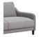 Banquette convertible MADDY tissu gris