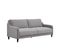 Banquette convertible MADDY tissu gris