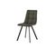 Table + 4 chaises SAVINA Noir et kaki